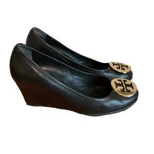 Women Tory Burch Womens Chelsea 65mm Wedge Perfect Black 7M